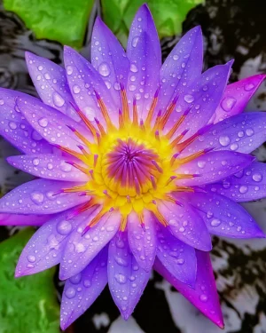Nymphaea caerulea LOTUS BLEU