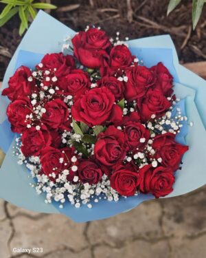 Bouquets de Fleurs 20 Roses Rouges